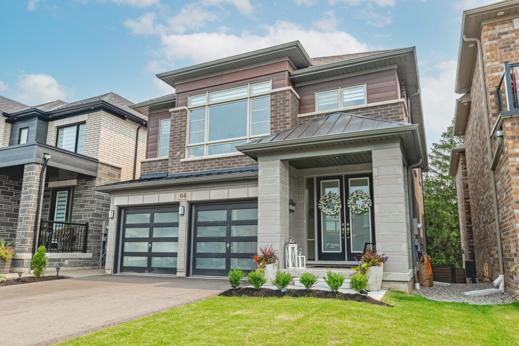 Exterior of a modern house